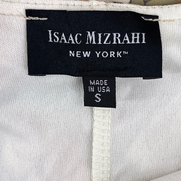 NWT Isaac Mizrahi NY Orange Grove Flutter Sleeve Chiffon Maxi Dress Made in USA